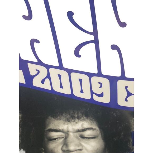 Official Jimi Hendrix Wall Calendar 2009 New Sealed Collectors Item Memorabilia - Picture 4 of 7